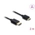 Delock Coaxial High Speed HDMI cable HDMI male to Mini HDMI male 8K 60 Hz 2 m