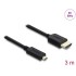 Delock Coaxial High Speed HDMI cable HDMI male to Micro HDMI male 8K 60 Hz 3 m