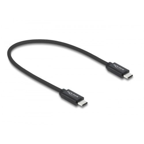 Delock Coaxial USB 40 Gbps cable USB PD 3.1 240 W 0.5 m