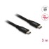 Delock Coaxial USB 20 Gbps cable USB PD 3.0 60 W 3 m