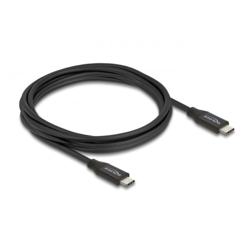 Delock Coaxial USB 20 Gbps cable USB PD 3.0 60 W 3 m