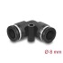 Delock Pneumatic Connector 8 mm with mounting hole 90° angled