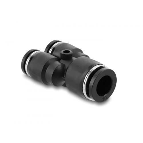 Delock Pneumatic Connector 2 x 8 mm to 1 x 10 mm with mounting hole Y-shape