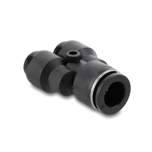 Delock Pneumatic Connector 2 x 8 mm to 1 x 12 mm with mounting hole Y-shape