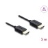 Delock Coaxial High Speed HDMI cable 8K 60 Hz 48 Gbps with braided coating 3 m