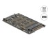Delock Converter M.2 Key M NVMe SSD to U.2 and M.2 Key B SATA SSD to SATA