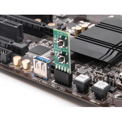 Delock Switch with Reset Button and Power On/Off Button for PC Motherboard 2