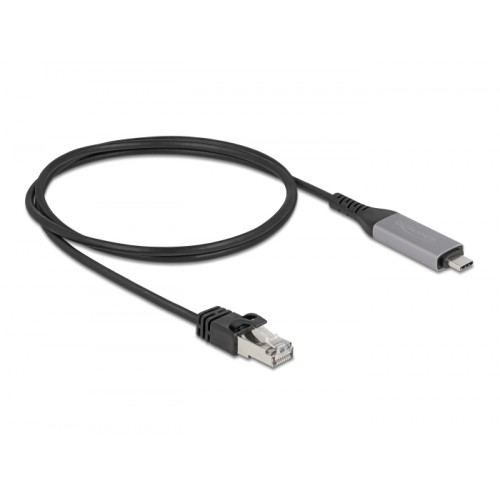 Delock USB LAN Cable USB Type-C™ to RJ45 Gigabit Ethernet 1 m