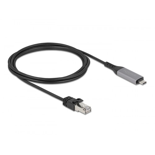 Delock USB LAN Cable USB Type-C™ to RJ45 Gigabit Ethernet 2 m