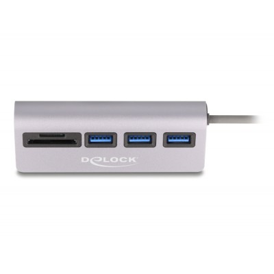 Delock 3 Port USB 5 Gbps Hub including SD and Micro SD Card Reader with USB Type-C™ connector 2