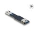 Delock USB 10 Gbps Adapter USB Type-A female to male straight flat