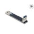 Delock USB 10 Gbps Adapter USB Type-A female to male angled 90°