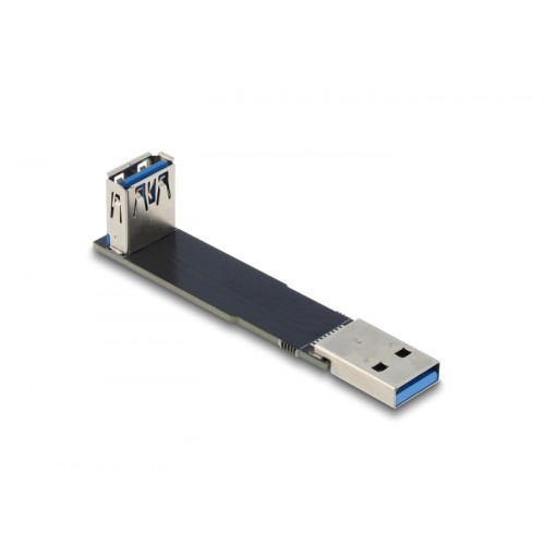 Delock USB 10 Gbps Adapter USB Type-A female to male angled 90°