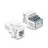 Delock Keystone Module RJ11 jack to terminal block 4 pin white