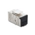 Delock Keystone Module RJ45 jack to RJ45 jack Cat.6A with dust cover