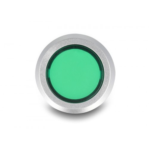 Delock 16 mm Plastic Indicator Light green / solder connection