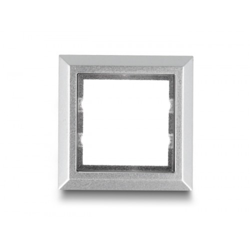 Delock 16 mm Plastic Indicator Light weiß / solder connection / square