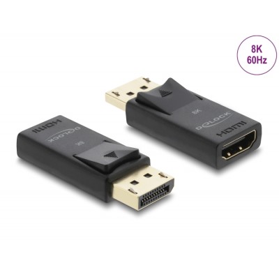Delock Active DisplayPort 1.4 to HDMI Adapter 8K with HDR function