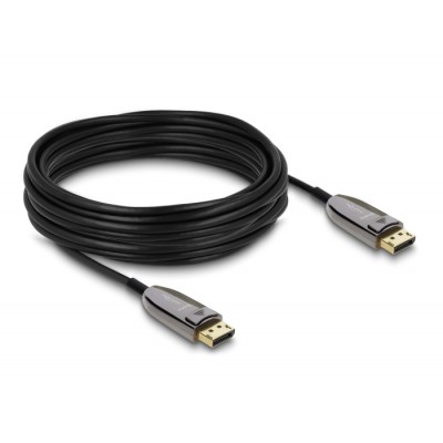 Delock Active Optical Cable DisplayPort 2.1 8K 60 Hz 40 Gbps 10 m 2