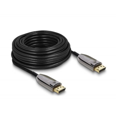Delock Active Optical Cable DisplayPort 2.1 8K 60 Hz 40 Gbps 15 m 2