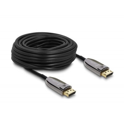 Delock Active Optical Cable DisplayPort 2.1 8K 60 Hz 40 Gbps 20 m 2