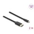 Delock USB Type-C™ to DisplayPort Cable (DP Alt Mode) 8K 60 Hz with HDR function 2 m black