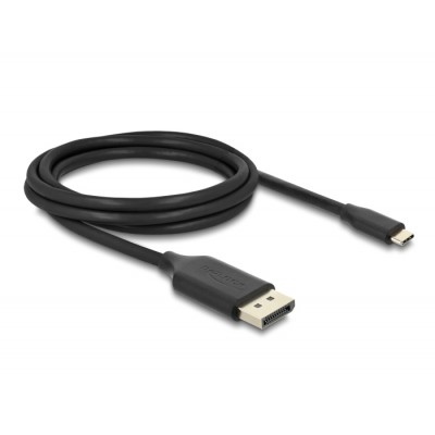 Delock USB Type-C™ to DisplayPort Cable (DP Alt Mode) 8K 60 Hz with HDR function 2 m black 2