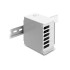 Delock Fiber Optic Patch Panel 6 port for SC Duplex or LC Quad grey metal for DIN rail mounting