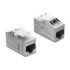 Delock Keystone Module coupler RJ45 jack to RJ45 jack Cat.6A shielded