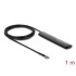 Delock LTE Antenna TS9 plug 1.5 dBi omnidirectional fixed with connection cable RG-174 1 m adhesive mounting outdoor black