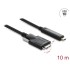 Delock Active Optical Cable USB 10 Gbps USB Type-C™ male to Type Micro-B male with screws 10 m