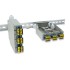 Delock Fiber Optic Patch Panel 6 port for SC Duplex and LC Quad with alternative panel for 8 x SC Simplex or LC Duplex grey for 