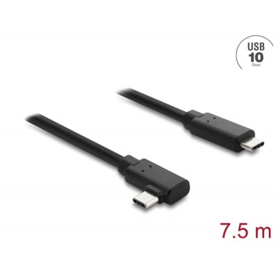 Delock Active Optical Cable USB 10 Gbps USB Type-C™ male to male angled 7.5 m