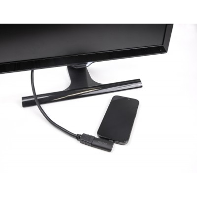 Delock USB Type-C™ male to HDMI female (DP Alt Mode) Adapter 4K angled 2
