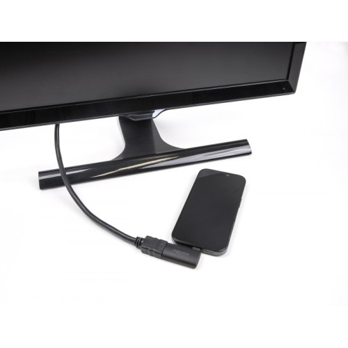 Delock USB Type-C™ male to HDMI female (DP Alt Mode) Adapter 4K angled