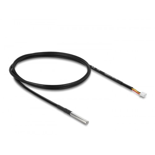 Delock Temperature Sensor Cable with 3 pin pin header female DS18B20 1 m