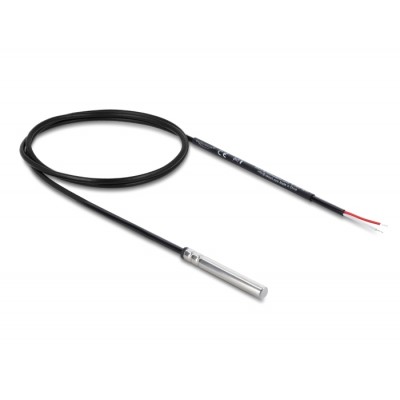 Delock Temperature Sensor Cable with 2 x open cable ends DS18B20 1 m 2