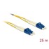Delock Optical Fiber Cable LC Duplex to LC Duplex singlemode OS2 25 m
