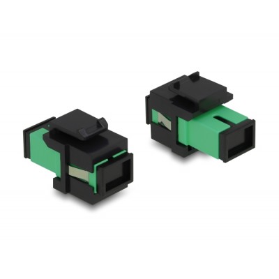 Delock Keystone Module SC Simplex female to SC Simplex female green / black 2