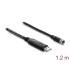 Navilock Connection Cable for M8 GNSS receiver USB 2.0 Type-A male to M8 female waterproof 1.2 m
