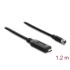 Navilock Connection Cable for M8 GNSS receiver USB 2.0 Type-C™ male to M8 female waterproof 1.2 m
