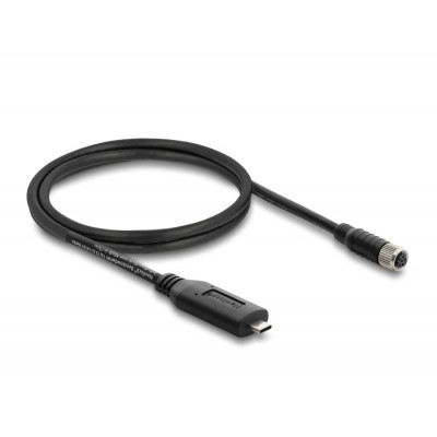 Navilock Connection Cable for M8 GNSS receiver USB 2.0 Type-C™ male to M8 female waterproof 1.2 m 2