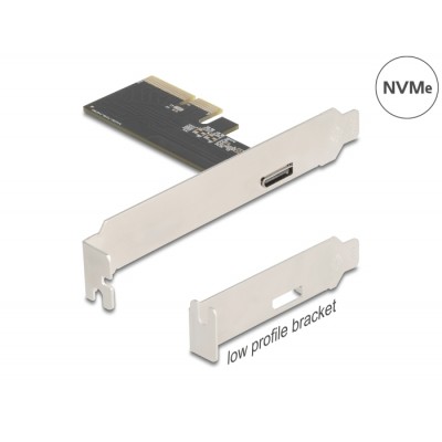 Delock PCI Express x4 Card to 1 x external OCuLink SFF-8612 - Low Profile Form Factor
