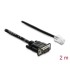 Delock Serial RS-232/422/485 Adapter Cable Sub-D 9 male to RJ45 plug 2 m