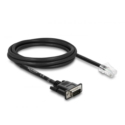Delock Serial RS-232/422/485 Adapter Cable Sub-D 9 male to RJ45 plug 2 m