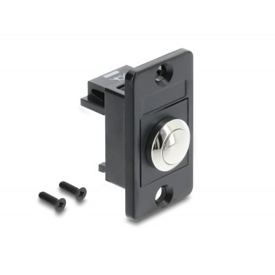 Delock Panel Mount Push-button black