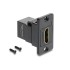 Delock Panel Mount HDMI female to female 4K black