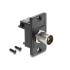 Delock Panel Mount IEC male to F female black