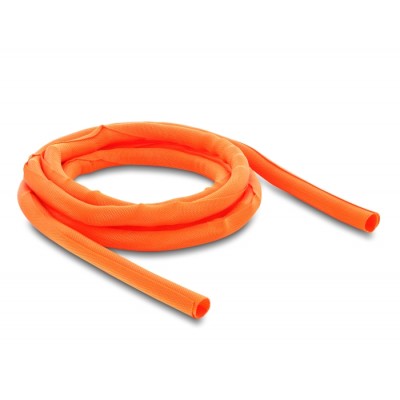 Delock Cable Protection Sleeve self-closing 2 m x 10 mm orange 2