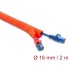 Delock Cable Protection Sleeve self-closing 2 m x 16 mm orange
